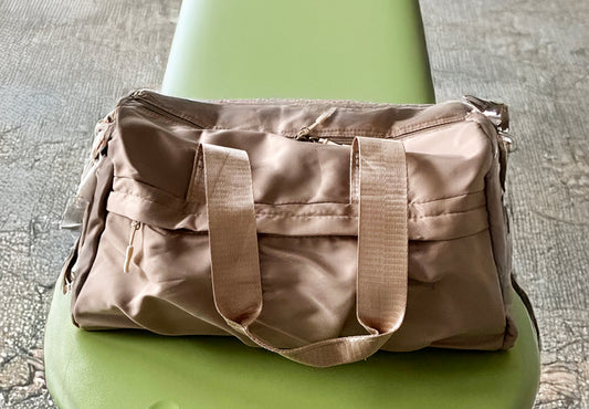 Sporttasche Beige-Rosé